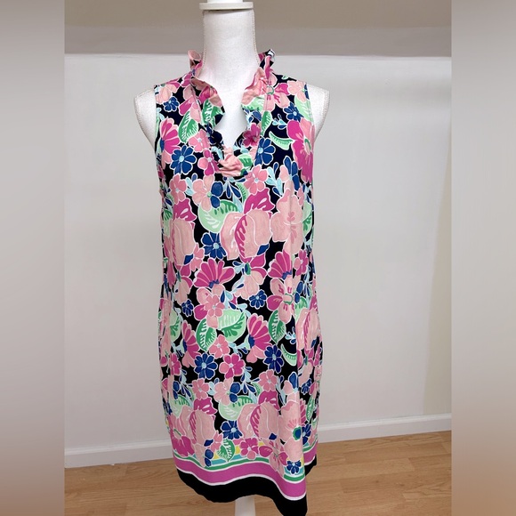 Crown&Ivy Floral Sleeveless Dress Size Large - Picture 2 of 7